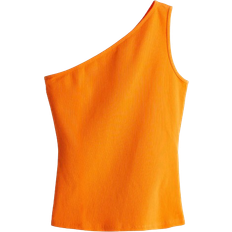 H&M One Shoulder Top - Orange