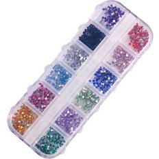 Negledekorasjon & Negleklistremerker Megabilligt 2000 Rhinestone Nail Decorations Ulike