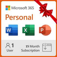 Microsoft 365 Personal Digital Delivery 1 Person/12 or 15-Month 365 Personal 12 Month