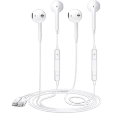 Apple Passive Noise Cancelling Headphones Apple Earbuds with Lightning Connector 2 Pack