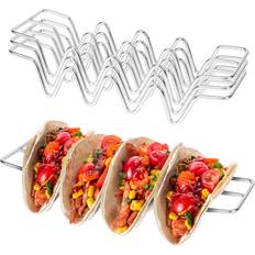 Stainless Steel Can Openers Get Taco holders stainless taco shell holder stand taco tray plate Can Opener