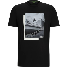 Hugo Boss Men - XXL T-shirts Hugo Boss Photo Print T-shirt - Black