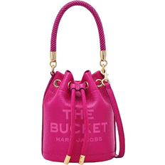 Marc Jacobs The Leather Mini Bucket Bag - Lipstick Pink