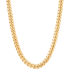Italian Gold Men's Solid Chain Necklace - Gold