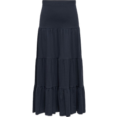 Only Maxi Skirt With Frills - Blue/Night Sky