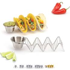 Stainless Steel Can Openers 2 Lb. Depot Stackable Taco Holders with Premium Stands Can Opener