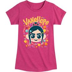 Disney Wreck It Ralph Vanellope & Candy Short Sleeve Graphic T-shirt - Heather Fuchsia
