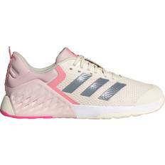 Adidas Gym & Training Shoes Adidas Dropset 3 W - Chalk White/Iron Metallic/Semi Pink Spark