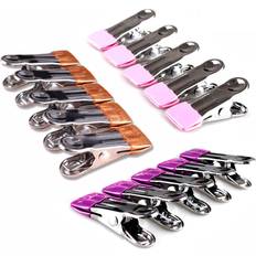 Clothespins Fommen Stainless steel clothes pins 30 packs metal beach towel clips pool cover clipsh 30 Pack2.2 Inch