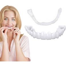 Dental Fixatives Dentures Fake Smile Teeth Moldable Customizable Temporary Top Teeth Confidence Smile