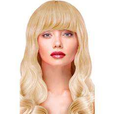Blonde Parykker Party Wig Long Wavy Blonde Hair