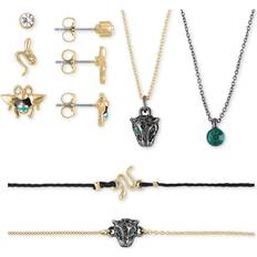 Rachel Roy Animal Stud Earrings Pendant Necklace & Bracelet Set - Gold/Silver/Multicolor