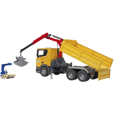 Bruder Scania Super 560R Construction Truck with Crane and 2 Pallets 03551