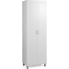 Costway Freestanding Versatile White Storage Cabinet 24x73.5"