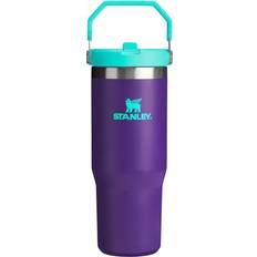 Plastic Cups & Mugs Stanley IceFlow Tumbler with Flip Straw – Heat Wave Exclusive Travel Mug 30fl oz