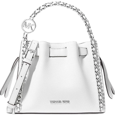 Michael Kors Mina Small Chain Crossbody Bag - Optic White