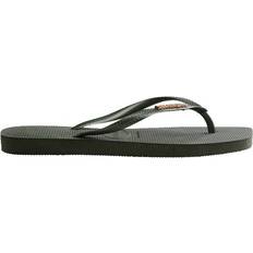 Havaianas Square Logo Metallic - Green/Olive