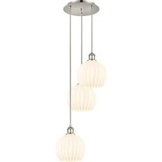 Longshore Tides Ballston Venetian Polished Nickel Pendant Lamp 14.5"