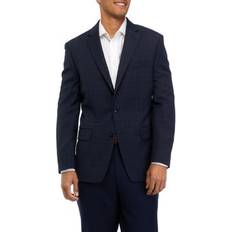 S Suits Michael Kors Men's Blue Plaid Sportcoat, 38 Average