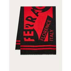 Ferragamo Red Scarfs Ferragamo Maxi-logo Stole