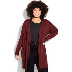 Avenue Women Cardigans Avenue CARDI CORINA Plum 20