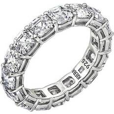 Diamonbliss Ascher Eternity Ring - Silver/Transparent