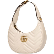 Gucci Marmont Mini Leather Bag - Mystic White