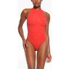 SKIMS Red Bodysuits SKIMS High Neck Bodysuit Red Fits Everybody