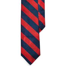 Polo Ralph Lauren Men Ties Polo Ralph Lauren Men's Striped Silk Tie Navy/Red No Size