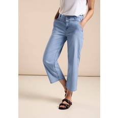 Blau - Damen - W44 Jeans Street One 7/8 Jeans Culotte