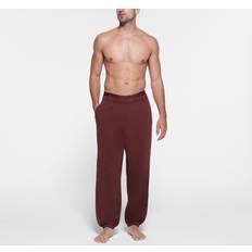 SKIMS Red Pants SKIMS Mens Relaxed Jogger Pants Red Terry