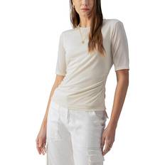 Sanctuary Elbow Sleeve Top Birch