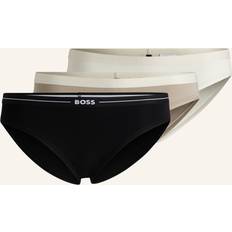 Beige Unterhosen BOSS Slip 3P BRIEF WEISS