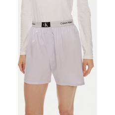 Calvin Klein Damen Nachtwäsche Calvin Klein Underwear Pyjamashorts 000QS6972E Violett Relaxed Fit