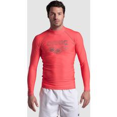 Herren Rashguards & Unterwäsche Arena Graphic Bluse Fluo Red-Jade