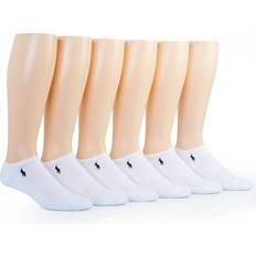 Polo Ralph Lauren White Socks Polo Ralph Lauren Men's Low Cut Ribbed Socks Pack, White One Size