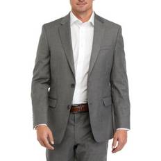 Gray - L - Men Suits Van Heusen Cool Flex Mens Stretch Fabric Slim Fit Suit Jacket, Regular, Gray 40 Regular