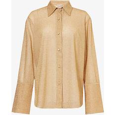 Gold - Women Shirts Oséree Oversized Lumière Shirt beige