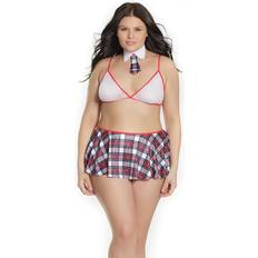 Lingerie Sets School Girl Bralette with Skirt and Collar Queen