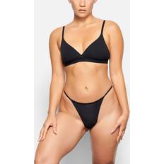 XXL Bikini Bottoms SKIMS String Bikini Black Fits Everybody