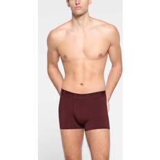 SKIMS Red Men's Underwear SKIMS Mens 3" Boxer Brief Red Stretch