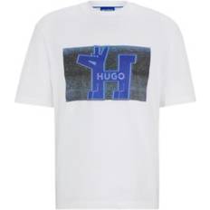 Hugo Boss Clothing Hugo Boss Nedary Logo Artwork T-shirt - White