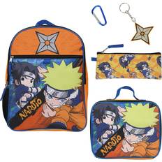 School Bags on sale BioWorld Merchandising Naruto Classic Sasuke Vs Naruto 16" Youth 5-Piece Backpack Set