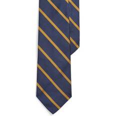 Polo Ralph Lauren Men Ties Polo Ralph Lauren Men's Striped Silk Tie Navy/gold No Size