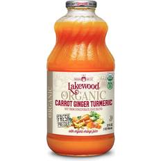 Lakewood Organic Carrot Ginger Turmeric Juice 32fl oz 1