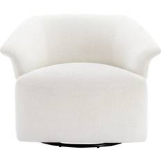 AllModern Morgana Ivory Polyester Blend Armchair 28"