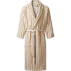 Beige - Herre Morgenkåper & Badekåper Bongusta Naram Bathrobe - Cream/Ink