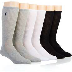 Polo Ralph Lauren Men Socks Polo Ralph Lauren Men's Rib Cuff Cushioned Crew Socks 821480PK HisRoom.com