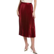 Midi Skirts Anne Klein Pull On Pleated Skirt - Titian Red