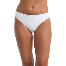 White - Women Bikini Bottoms La Blanca Hipster Bottom - Saltwater Sands White